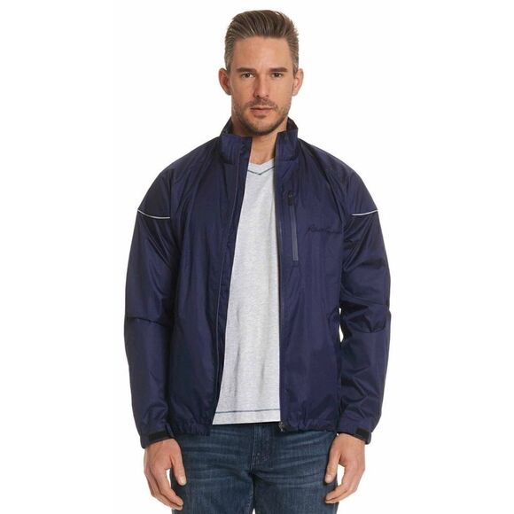 Robert Graham Men's
Classic Fit Derek Windbreaker In Navy size S NWT - Picture 1 of 9